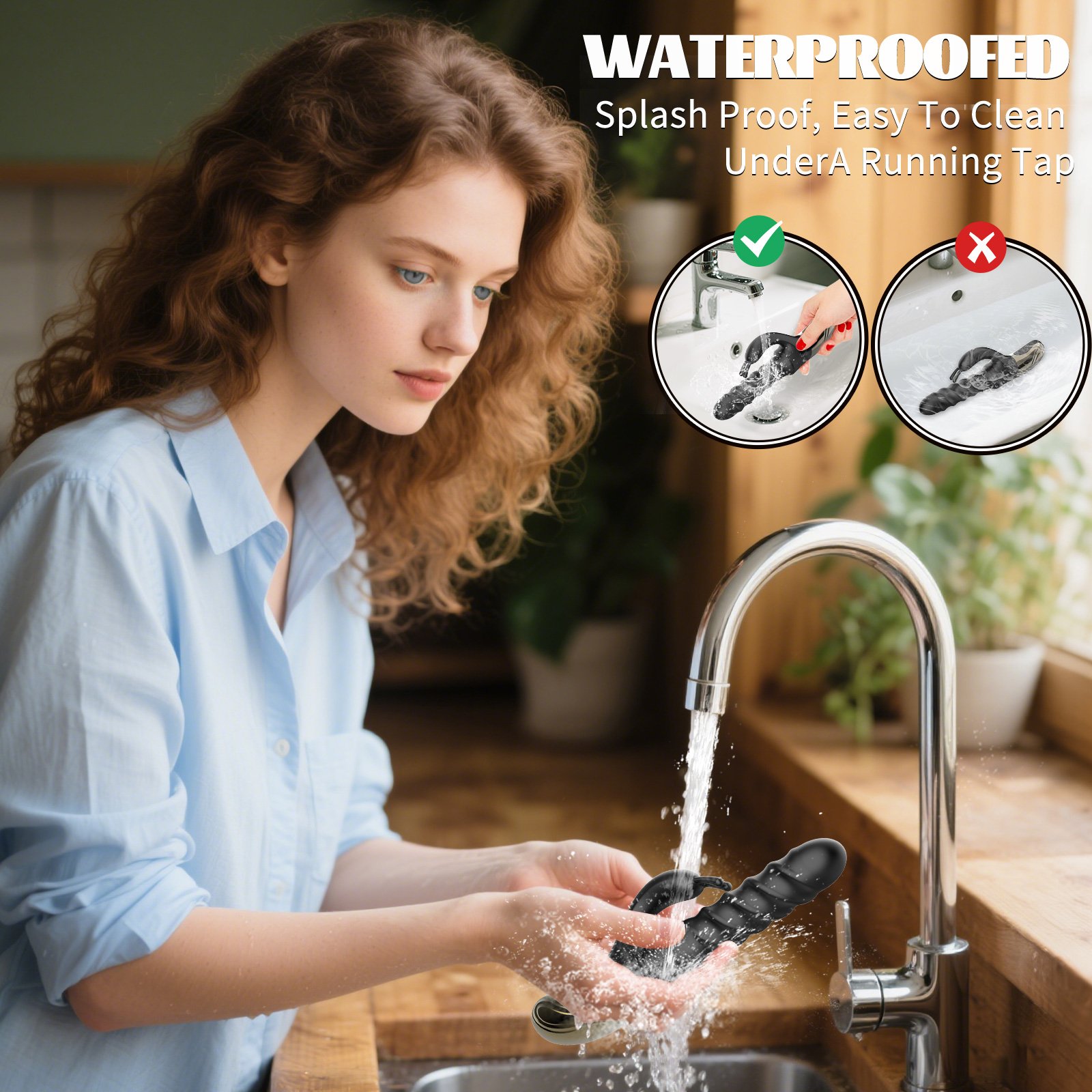 Tornado G Spot Rabbit Vibrator Black, Combination of 360° Swirl+Up-Down Thrust| 5 Two-Way Tornado Swirling Modes|A Storm of Satisfaction for G Spot That Put Basic Vibes to Shame - Image 7